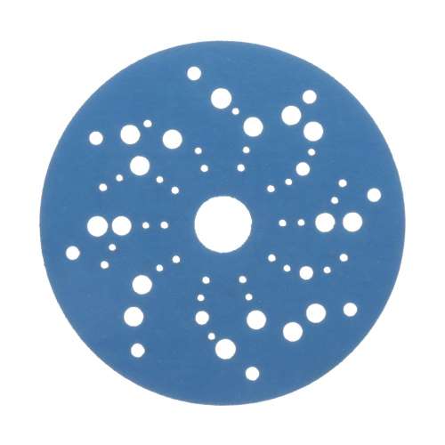 7100091242 Hookit™ Blue Abrasive Disc Multi-hole, 36169, 5 in, 800 grade, 50 discs per carton, 4 cartons per case
