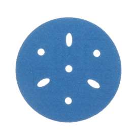 7100091342 Hookit™ Blue Abrasive Disc Multi-hole, 36144, 3 in, 120 grade, 50 discs per carton, 4 cartons per case