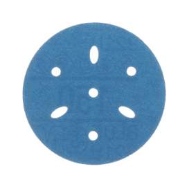 7100091343 Hookit™ Blue Abrasive Disc Multi-hole, 36145, 3 in, 150 grade, 50 discs per carton, 4 cartons per case