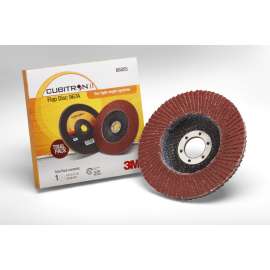 7100094358 Cubitron™ II Flap Disc 967A, 40+, T27, 4-1/2 in x 7/8 in, 10 ea/Case, Single Pack