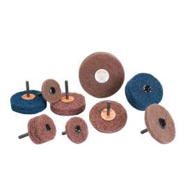 7100094749 Standard Abrasives™ Buff and Blend GP Wheel 880513, 3 in x 1 Ply x 1/4 in A VFN, 10/Carton, 100 ea/Case