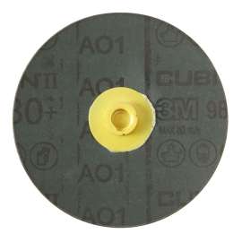 7100096552 Cubitron™ II Roloc™ Fibre Disc 987C, 80+, TS, 4 in, Die RS400BB, 25/Carton, 100 ea/Case