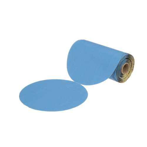 7100098194 Stikit™ Blue Abrasive Disc Roll, 36211, 6 in, 400 grade, 100 discs per roll, 5 rolls per case
