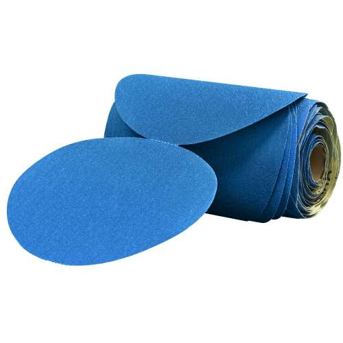 7100098199 Stikit™ Blue Abrasive Disc Roll, 36214, 6 in, 800 grade, 100 discs per roll, 5 rolls per case