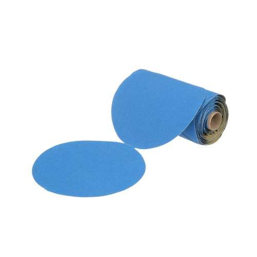 7100098232 Stikit™ Blue Abrasive Disc Roll, 36202, 6 in, 80 grade, 50 discs per roll, 5 rolls per case