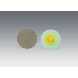 7100100636 Roloc™ Flexible Diamond Disc 6234J, M40, TR, Yellow, 1-1/2 in, Die R150S, 10 ea/Case