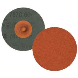 7100100978 Roloc™ Fibre Disc 787C, 60+, TR, 4 in, Die R400BB, 25/Carton, 100 ea/Case