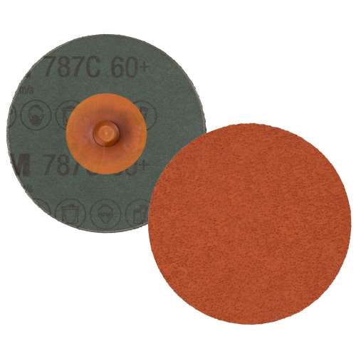 7100100978 Roloc™ Fibre Disc 787C, 60+, TR, 4 in, Die R400BB, 25/Carton, 100 ea/Case