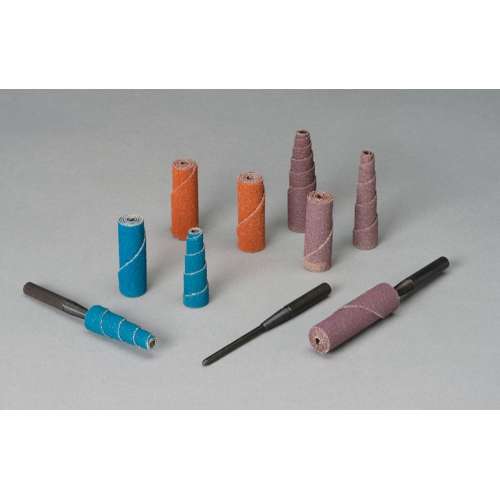 7100103092 Standard Abrasives™ Aluminum Oxide Cartridge Roll, 718052, CR-FT, 60, 1/4 in x 1-1/2 in x 1/8 in, Full Tapered, 100 ea/Case