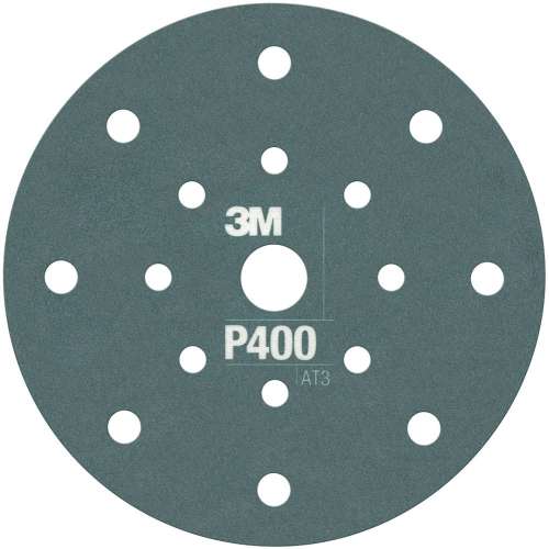 7100104547 Hookit™ Flexible Abrasive Disc 270J, 34800, 6 in, Dust Free, P400, 25 discs per carton, 5 cartons per case
