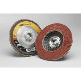 7100104606 Cubitron™ II Flap Disc 969F, 60+, T29 Quick Change, 4-1/2 in x 5/8"-11, 10 ea/Case