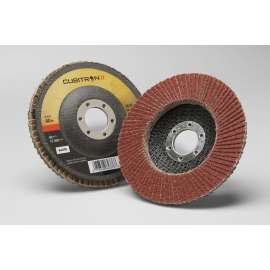 7100104939 Cubitron™ II Flap Disc 969F, 40+, T27, 4-1/2 in x 7/8 in, 10 ea/Case