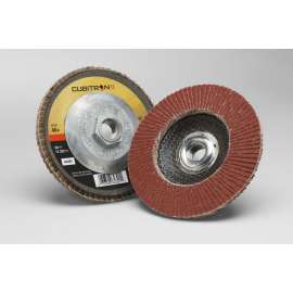 7100104972 Cubitron™ II Flap Disc 969F, 40+, T29 Quick Change, 5 in x 5/8"-11, 10 ea/Case