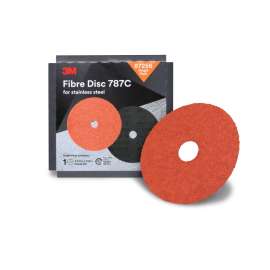 7100109879 Fibre Disc 787C, 87256, 4-1/2 in x 7/8 in, 36+, Trial Pack, 10 ea/Case