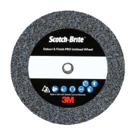 7100111235 Scotch-Brite™ Deburr & Finish Pro Unitized Wheel, DP-UW, 8C Coarse+, 2 in x 1/2 in x 1/4 in, 30 ea/Case
