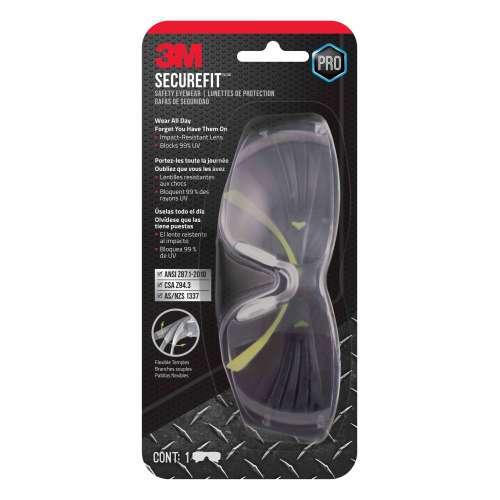 7100112109 7100112109 SecureFit 400 Eye Protection SF400C-WV-6-PS Clear Anti-Fog, 6ea/cs