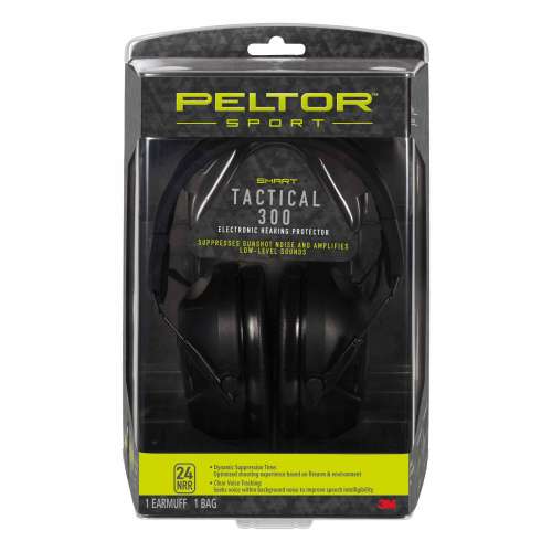 7100117618 TAC300-OTH Peltor™ Sport Tactical 300 Electronic Hearing Protector, TAC300-OTH, 1 Hearing Protector, 4/Case