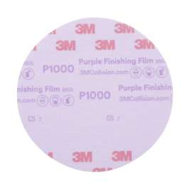 7100122791 Hookit™ Purple Finishing Film Abrasive Disc 260L, 30669, 6 in, P1000, 50 discs per carton, 4 cartons per case