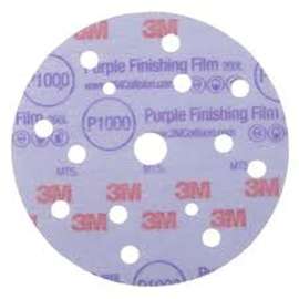 7100123051 Hookit™ Purple Finishing Film Abrasive Disc 260L, 51157, 6 in, Dust Free, P1000, 50 discs per carton, 4 cartons per case