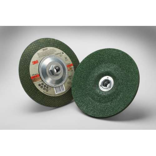 7100123075 Green Corps™ Depressed Center Grinding Wheel, T27, 36, 7 in x 1/4 in x 5/8 in-11 Internal, 10/Carton, 20 ea/Case