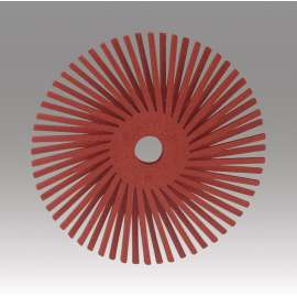 7100135084 Scotch-Brite™ Radial Bristle Disc, 1 in x 1/8 in 220, 2000 ea/Case