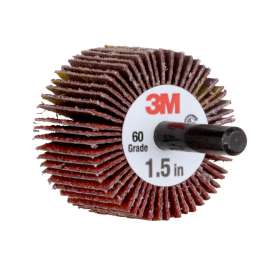 7100138161 Flap Wheel 747D, 60 X-weight, Type 83, 1-1/2 in x 1 in x 1/4 in, 10 ea/Case