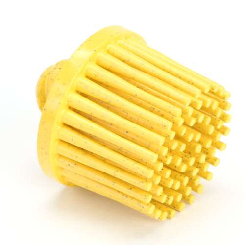7100138172 Scotch-Brite™ Roloc™ Bristle Disc, 07531, RD-ZB, 80 Yellow, 1 in, 4 ea/Case