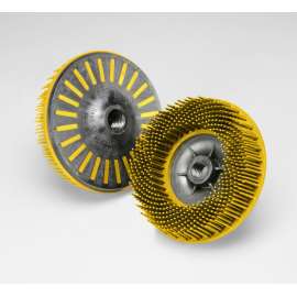 7100138174 Scotch-Brite™ Bristle Disc, 80, 4-1/2 in x 5/8 in-11 Internal, 5/Carton, 10 ea/Case