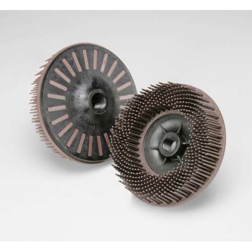 7100138183 Scotch-Brite™ Bristle Disc, BD-ZB, 36, Brown, 7 in x 7/8 in, 5 ea/Case