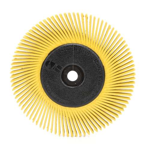 7100138291 Scotch-Brite™ Radial Bristle Brush, 6 in x 1/2 in x 1 in 80 With Adapter, 5 ea/Case
