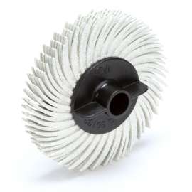 7100138294 Scotch-Brite™ Radial Bristle Disc, RB-ZB, 120, 2 in x 3/8 in, Thin Bristle, 40/Carton, 80 ea/Case