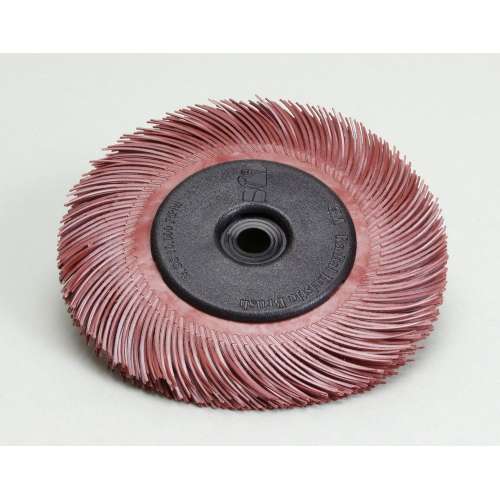 7100138302 Scotch-Brite™ Radial Bristle Brush Replacement Disc, BB-ZB, 220, Type C, 6 in, Refill, w/o Adaptor, 40/Carton, 80 ea/Case