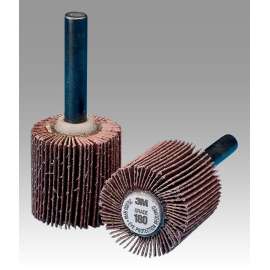 7100138313 Flap Wheel 747D, P120 X-weight, Type 83, 2 in x 1 in x 1/4 in, 10 ea/Case