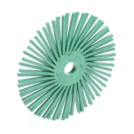 7100138323 Scotch-Brite™ Radial Bristle Disc, 3 in x 3/8 in 50, 10/Carton, 40 ea/Case