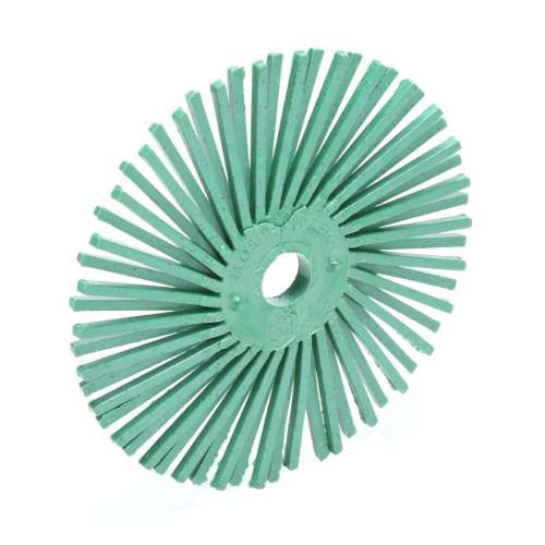 7100138323 Scotch-Brite™ Radial Bristle Disc, 3 in x 3/8 in 50, 10/Carton, 40 ea/Case