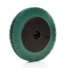 7100138332 Scotch-Brite™ Radial Bristle Brush, 8 in x 1 in x 1-1/4 in 50 with Flange, 2 ea/Case