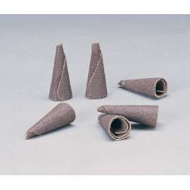 7100139933 Standard Abrasives™ Aluminum Oxide Tapered Cone Point, 708756, K-110 120, 100 ea/Case