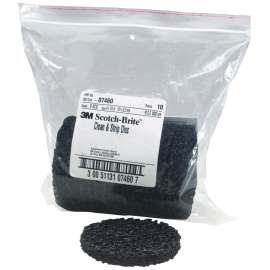 7100141886 Scotch-Brite™ Clean and Strip Disc 07460, 4 in x 1/4 in, S XCS, 3 Bags/Case