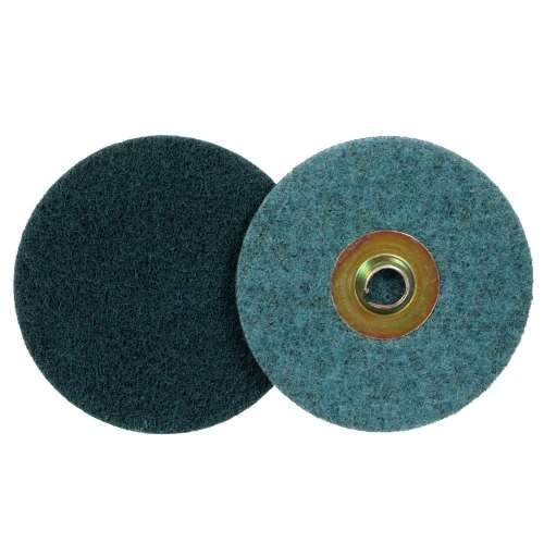 7100142217 Standard Abrasives™ Quick Change Surface Conditioning RC Disc, 840436, A/O VF, TSM, Blue, 3 in, QS300VM, 25/Carton, 100 ea/Case