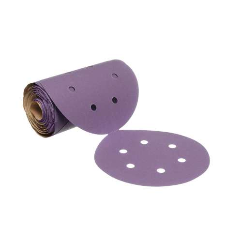 7100145434 Cubitron™ II Stikit™ Film Disc Roll 775L, 320+, 6 in x NH, D/F 6HL, Die 600HZ, 100 Discs/Roll, 4 Rolls/Case