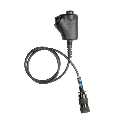 7100150837 FL4040-02 PELTOR™ FL4040-02, NATO Wired 6-Pin Small PTT Adapter