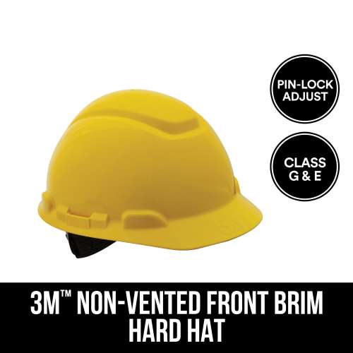 7100153544 CHHYH1-12-DC Non-Vented Hard Hat with Pinlock Adjustment, CHHYH1-12-DC, 12/case