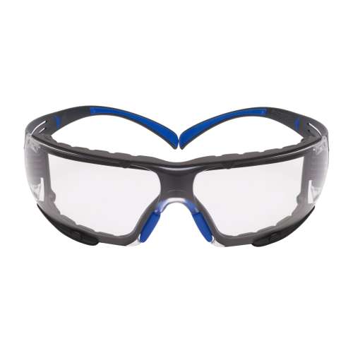 7100156104 SF401SGAF-BLU-F SecureFit™ Safety Glasses SF401SGAF-BLU-F, Blue/Gray, Clear Scotchgard™ Anti-fog Lens, Foam Gasket, 20 EA/Case