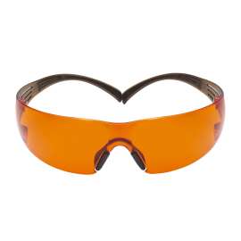 7100158220 SF406SGAF-BLA SecureFit™ Safety Glasses SF406SGAF-BLA, Black/Brown, Orange Scotchgard™ Anti-fog Lens, 20 EA/Case