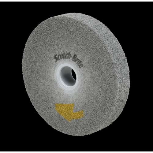 7100159581 Scotch-Brite™ EXL Pro Deburring Convolute Wheel, EP-WL, 9S Fine, 4 in x 2 in x 1 in, 2 ea/Case