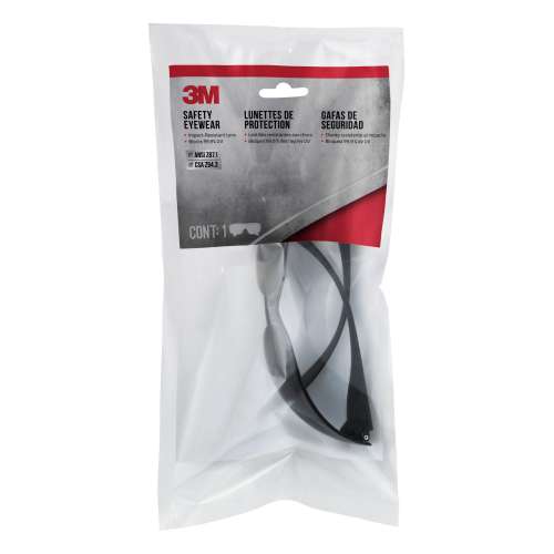 7100160474 90954H1-DC-20 Safety Eyewear Anti-Scratch, 90954H1-DC-20, Gray, Gray Lens, 20/case