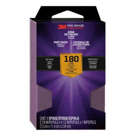 7100170066 Pro Grade Precision™ Edge Detailing Dual Angle Sanding Sponge, 24302TRIP-XFDA, 2 7/8 in x 4.5 in x 1 in, X-Fine, 12/cs