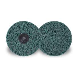 7100173796 Scotch-Brite™ Roloc™ Clean and Strip XT Pro Extra Cut Disc, XC-DR, A/O XCRS, Green, TR, 4 in, Die Q400BB, 10/Carton, 40 ea/Case