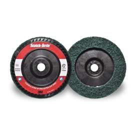 7100175508 Scotch-Brite™ Clean and Strip XT Pro Extra Cut Disc, XC-DC, A/O Extra Coarse, Green, 7 in x 7/8 in, Type 27, 5 ea/Case