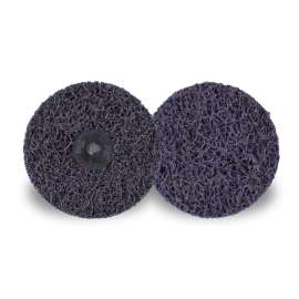 7100176094 Scotch-Brite™ Roloc™ Clean and Strip XT Pro Disc, XO-DR, SiC Extra Coarse, TR, Purple, 4 in, Die Q400BB, 10/Carton, 40 ea/Case